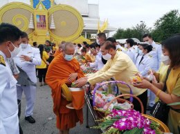 ร่วมพิธีบำเพ็ญกุศลและพิธีน้อมรำลึกเนื่องในวันคล้ายวันสวรรคตฯ