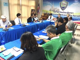 งานแถลงข่าวสรุปผลการประชุมคณะกรรมการภาคเอกชน 3 สถาบัน (กกร.จังหวัดฉะเชิงเทรา) 