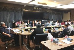 ประชุมคณะที่ปรึกษาผังเมืองรวมชุมชนบางปะกง จังหวัดฉะเชิงเทรา ครั้งที่ 1/2562
