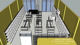 ร้านค้ามินิมาร์ท ขนาด 8x14 เมตร