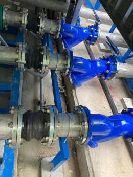 Control valve 4-20mA Motor actuated butterfly valve 