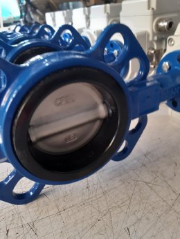 butterfly valve DN80 ประกอบหัวขับไฟฟ้า