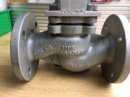 Globe valve + air cylinder