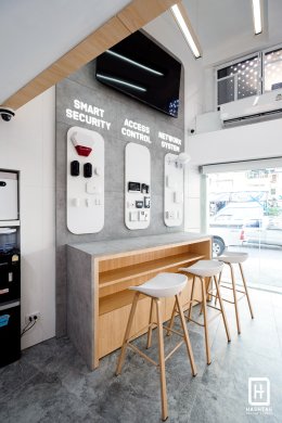 Renovate[ภาพงานจริง] อาคารพาณิชย์ รีโนเวทร้านขายกล้องวงจรปิด Bzide l บริการออกแบบ ผลิต และติดตั้งครบวงจร