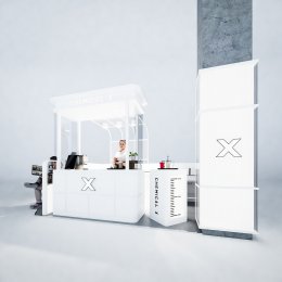 งานออกแบบร้าน Chemical X II ร้านเครื่องดื่มสุดคูล l บริการออกแบบ ผลิต และติดตั้งครบวงจร