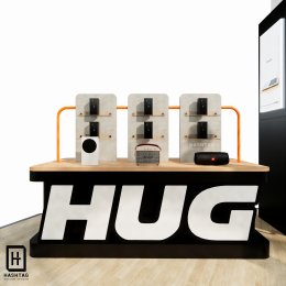 งานออกแบบร้านมือถือ ขาย-ซ่อม และอุปกรณ์ ครบวงจร HUG MOBILE  l บริการออกแบบ ผลิต และติดตั้งครบวงจร