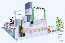[งานติดตั้งจริง] ร้านค้าในห้าง "HipStone" คาเฟ่สุดน่ารักสำหรับน้องหนู  l บริการออกแบบ ผลิต และติดตั้งครบวงจร
