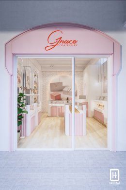 [งานผลิตจริง] ร้านขายเจเวลลี่ Grace Fine Jewelry @Baan Silom Bangkok  l บริการออกแบบ ผลิต และติดตั้งครบวงจร