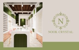 งานออกแบบ ร้านขายเครื่องประดับ "Nook Crystal"  l บริการออกแบบ ผลิต และติดตั้งครบวงจร