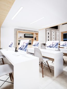 รีโนเวทร้านขายกล้องวงจรปิด Bzide l บริการออกแบบ ผลิต และติดตั้งครบวงจร
