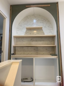งานออกแบบห้องนอนบ้านพัก ห้อง MUJI STYLE Bedroom หมู่บ้าน Inizio4 Nonthaburi  l บริการออกแบบ ผลิต และติดตั้งครบวงจร