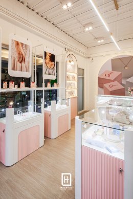 [งานผลิตจริง] ร้านขายเจเวลลี่ Grace Fine Jewelry @Baan Silom Bangkok  l บริการออกแบบ ผลิต และติดตั้งครบวงจร