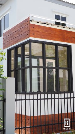 [งานผลิตจริง]Laundry Kiosk Design คีออสโซนซักรีด ตั้งในสวนข้างบ้าน  size 1.5x4 เมตร  l บริการออกแบบ ผลิต และติดตั้งครบวงจร