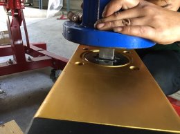 Butterfly valve with actuator AP10