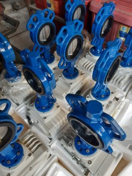 Butterfly Valve DN80 ประกอบหัวขับไฟฟ้า