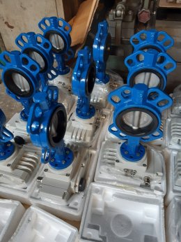 Butterfly Valve DN80 ประกอบหัวขับไฟฟ้า
