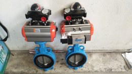 RAT075+Butterfly Valve DN100+limit switch box +Butterfly Valve