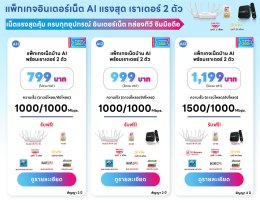 โปรเน็ตบ้านทรู AI เราเตอร์ 2 ตัว 