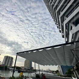 Royal Orchid Sheraton Hotel หลังคาผ้าใบเลื่อนเปิด-ปิด