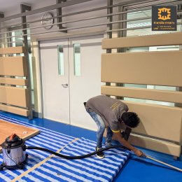 เบาะติดผนังกันกระแทก | Wall Padding gym