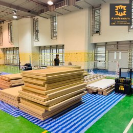 เบาะติดผนังกันกระแทก | Wall Padding gym