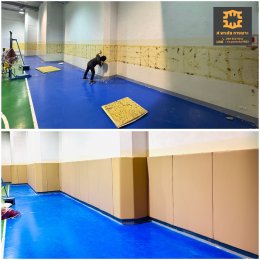 เบาะติดผนังกันกระแทก | Wall Padding gym