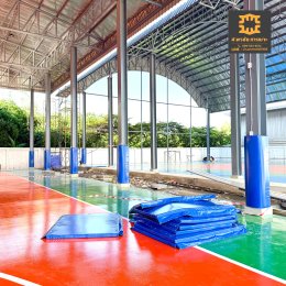 รับทำเบาะหุ้มเสาสนามกีฬา | safetypadding