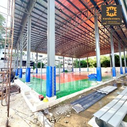 รับทำเบาะหุ้มเสาสนามกีฬา | safetypadding