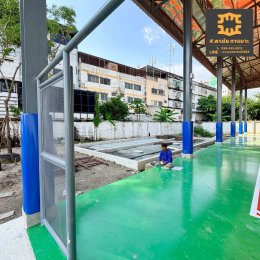 รับทำเบาะหุ้มเสาสนามกีฬา | safetypadding