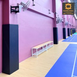 รับทำเบาะหุ้มเสาสนามแบดมินตัน