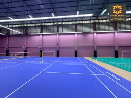 รับทำเบาะหุ้มเสาสนามแบดมินตัน