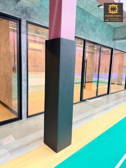 รับทำเบาะหุ้มเสาสนามแบดมินตัน