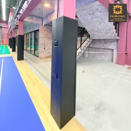 รับทำเบาะหุ้มเสาสนามแบดมินตัน