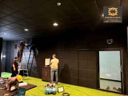 golf simulator room ห้องตีกอล์ฟภายในร่ม  รับออกแบบ / ผลิต / ติดตั้งทั่วประเทศ