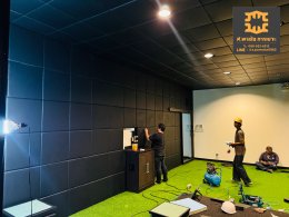 golf simulator room ห้องตีกอล์ฟภายในร่ม  รับออกแบบ / ผลิต / ติดตั้งทั่วประเทศ