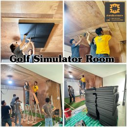 รับทำ ห้องกอล์ฟ Golf Simulator Room