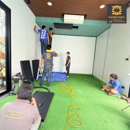 รับทำ เบาะห้องกอล์ฟ simulator room 