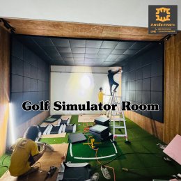 รับทำ ห้องกอล์ฟ Golf Simulator Room
