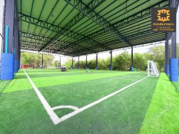 รับทำเบาะหุ้มเสาสนามฟุตบอล