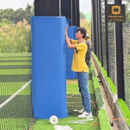 รับทำเบาะหุ้มเสาสนามฟุตบอล