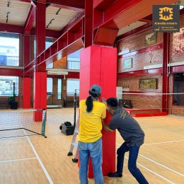 เบาะหุ้มเสากันกระแทก (Wall & Column Padding) สั่งตัดตามขนาด