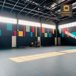 รับทำเบาะติดผนังกันกระแทก โรงยิม ( Wall padding gym )