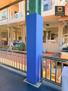 รับทำเบาะหุ้มเสากันกระแทก สนามเด็กเล่น 