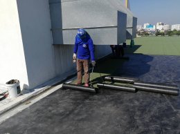 กันซึมชนิดแผ่นเป่าไฟ Torching Membrane