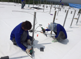 กันซึมชนิดแผ่น PVC TPO Membrane