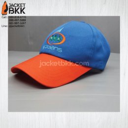 หมวกแก๊ปสีฟ้าส้ม - ขอบคุณลูกค้า #ยุวชลกร