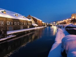  Otaru Canal-Japan เป็นเมืองแห่งเศรษฐกิจ