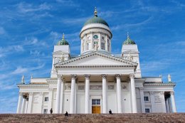 Helsinki cathedral-Finland ประเทศที่ความโดนเด่นทางธรรมชาติ