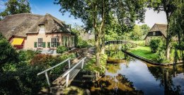 Giethoorn village-Netherlands  หมู่บ้านที่สวยงามและเงียบสงบ