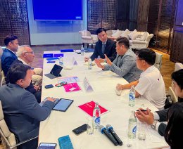 Regent Intl. Co., South Korea, led by CEO Mr. Young G. Yoo, joined Apollo Tyres’s Conference at Hilton Sukhumvit Hotel, Bangkok, on Oct 21, 2023